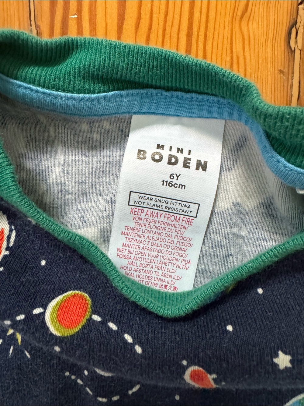 Mini Boden Astronaut PJs - Picture 3 of 4